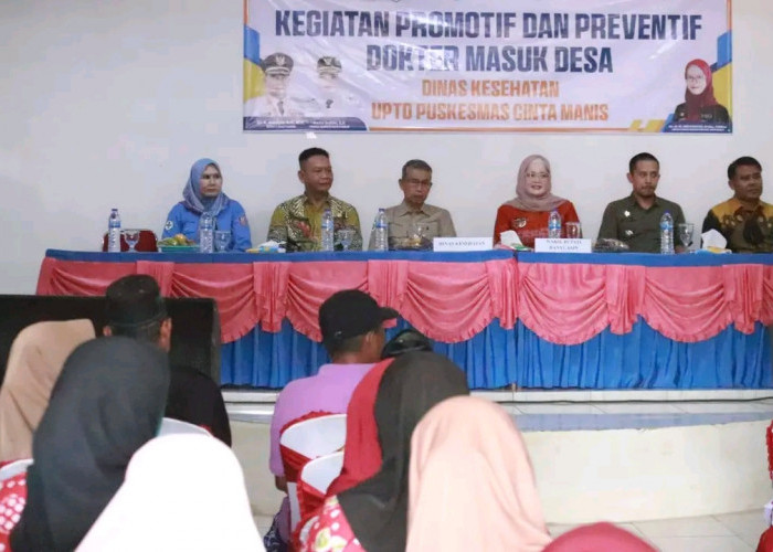 Wabup Netta Tinjau Langsung Program Dokter Masuk Desa di Air Kumbang: Kami Ingin Masyarakat Banyuasin Sehat