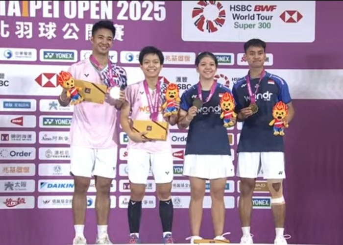 Jafar/Felisha Juara Taipei Open 2025, Dejan/Fadia Runner Up