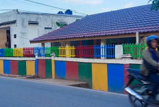 Cantik Nian Wajah SDN 1 Talang Kelapa, Dipolesi Cat Warna Warni