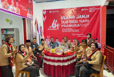 Di Kecamatan Makarti Jaya  33 Kamabigus, Pramuka Penggalang, Siaga dan Penegak Meriahkan HUT Pramuka ke 64