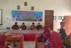 Empat Pengawas Gelar Rapat Pembinaan Awal Tahun di SMPN 1 Banyuasin III