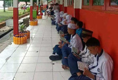 Duguyur Hujan, Program Jumat Mengaji  di SMPN 1 Suak Tapeh Tetap Berlangsung