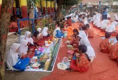 SDN 19 Betung, Gelar Makan Bersama Sambut Bulan Ramadhan