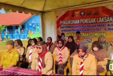 Pramuka Penegak Laksana SMAN 1 Sembawa Dikukuhkan Melalui Kemah Blok