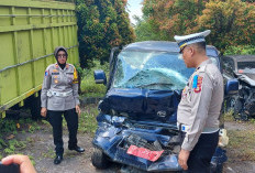 Seruduk Buntut Innova, Sopir Mobil Dinas Asal Pagaralam Tewas Ditempat