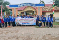 SMAN 1 Makarti Jaya Kujungan Persahabatan ke SMAN 1 Muara Sugihan