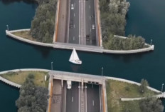 The Veluwemeer Aqueduct: Jembatan Air Unik di Belanda yang Bikin Takjub