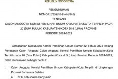KPU Banyuasin dan 20 Kabupaten/Kota di Sumsel Resmi Miliki Komisioner Baru