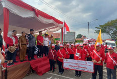 Pj Bupati Banyuasin Buka Pawai Pembangunan, Seni danan Budaya Memeriahkan Hari Kemerdekaan RI ke-79