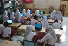 Menghadapi Era Digital, SDN 9 Banyuasin II dapat Pelatihan IT