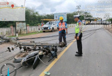 Pengendara Motor Tertimpa Tiang Listrik di Sembawa, Begini Kondisi Korbannya! 