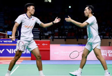 Tembus Final! Fajar/Fikri Tumbangkan Lee/Yang Dua Gim Langsung