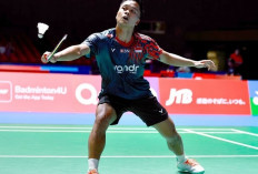 Belum Temukan Feel, Anthony Sinisuka Ginting Tumbang di Babak Pertama Japan Open 2025