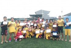 Tim SDN 1 Talang Kelapa Juara Dua Turnamen It's  Time Mini Soccer Cup Jenjang SD/SSB