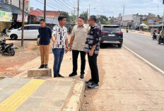 DPRD Banyuasin Sidak Trotoar Rawan Banjir, Tindaklanjuti Keluhan Warga