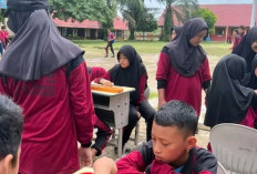 Meriahkan HUT Kabupaten Banyuasin SMPN 1 Suak Tapeh Lomba Sang Purba
