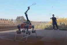 Baru Pertama Kali! Ilmuwan Swiss Ciptakan Robot Bulu Tangkis