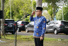 Pj Bupati Hani S Rustam Pimpin Apel Gabungan, Ingatkan ASN dan THL Kembali Fokus Bekerja 