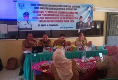 Disdikbud Banyuasin Gelar Sosialisasi AN dan Penandatangan Fakta Integritas Kepala SMP Negeri dan swasta