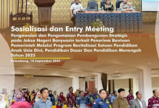 Disdikbud Banyuasin Gelar Sosialisasi Entry Meeting Pengawalan Pembangunan Strategis