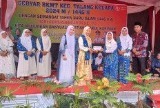 Adhitya Trinia Farid Resmi Buka Gebyar BKMT Kecamatan Talang Kelapa