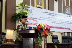 Pj Bupati Banyuasin Sampaikan Nota Pengantar Pertanggungjawaban APBD 2023 dengan Opini Wajar Tanpa Pengecualia