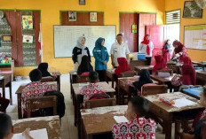 SDN 6 Banyuasin III Sukses Gelar PIN Polio, Siswa Antusias Jaga Kesehatan