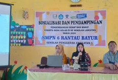 Pendampingan dan Sosialisasi ABM Baru Digelar SMPN 6 Rantau Bayur