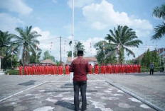 Camat Talang Kelapa Membuka Pelatihan Paskibra
