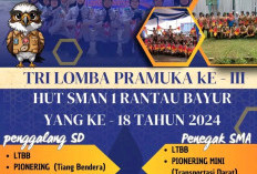 Akan Digelar Tri Lomba Pramuka HUT SMAN 1 Rantau Bayur