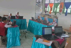 Terkedala Mati Lampu, Namun ANBK di SDN 15 Air Kumbang Tetap Sukses