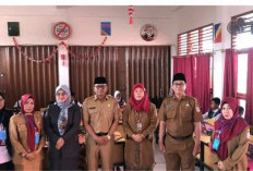 ANBK di SMPN 6 Talang Kelapa Dimonitor Pengawas dan Korwil Disdikbud