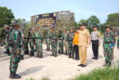 Latihan Uji Siap Tempur Yonif Zeni Kontruksi 12/KJ di Pangkalan Balai