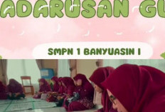 Tidak Hanya Peserta Didik, Tapi Guru Juga Tadarusan di SMPN 1 Banyuasin III