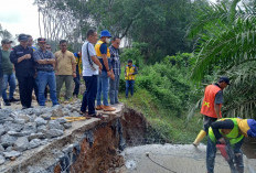 Pastikan Mudik Lebaran Berjalan Lancar, Pj Bupati Banyuasin Cek Pembangunan Box Culvert