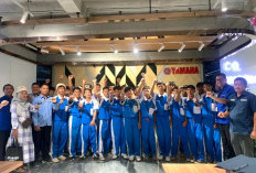 Peserta Didik SMK Setianegara Kunjungan Industri ke Sentra Yamaha Palembang