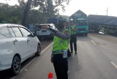 17 Jam Truk Trailer Terperosok Belum Bisa Dievakuasi, Jalintim Macet Panjang