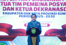 Feby Deru Lantik  16 Ketua TP PKK se-Sumsel Periode 2025-2030