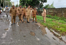 Usai Pemilu, Jalan Jakabaring Selatan Diperbaiki Pj Bupati Banyuasin