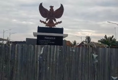 Setelah Viral Pagar Laut, Kini Banyuasin Dipagari Burung Garuda, Ini Kata Kadis Perkimtan! 