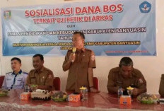 SMPN 1 Banyuasin III Tuan Rumah Sosialisasi BOS Terkait Uji Petik Arkas