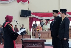 Dua Pimpinan DPRD Banyuasin Dilantik, Posisi Ketua Masih Kosong! 