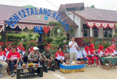 Meriahkan HUT RI, Kecamatan Talang Kelapa Gelar Lomba Gerak Jalan