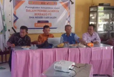 SMAN 1 Air Saleh Gelar IHT Pembuatan Modul Ajar Kurikulum Merdeka