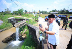 Irigasi Rusak di OKU Timur, Herman Deru Gercep Turun ke Lokasi