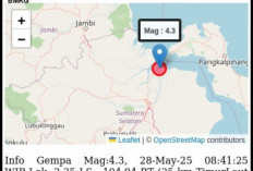Gempa Langka Guncang Air Salek Banyuasin, Warga Panik!