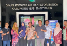Dinkominfo Muba Sambut dengan Baik Kunjungan Kerja Dinkominfo Kota Palembang 