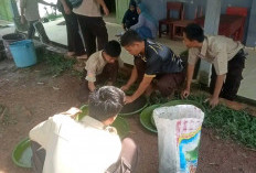 SMKN 1 Banyuasin III, Dukung GSMP MAS Tanam Sayuran di Lingkungan Sekolah