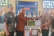 SMKN 7 Palembang Gelar Bakti Sosial di Panti Asuhan