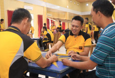 Meriahkan Hari Bhayangkara ke-79, Polres Banyuasin Gelar Lomba Gaple: Membangun Kedekatan Lewat Kebersamaan